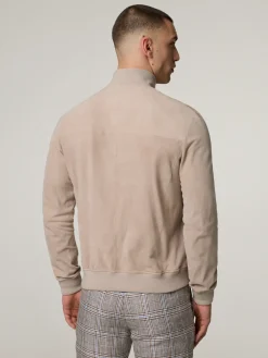 Lederjacke aus Ziegenvelours