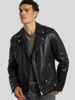 Lederjacke im Biker-Look MILO