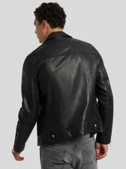 Lederjacke im Biker-Look MILO