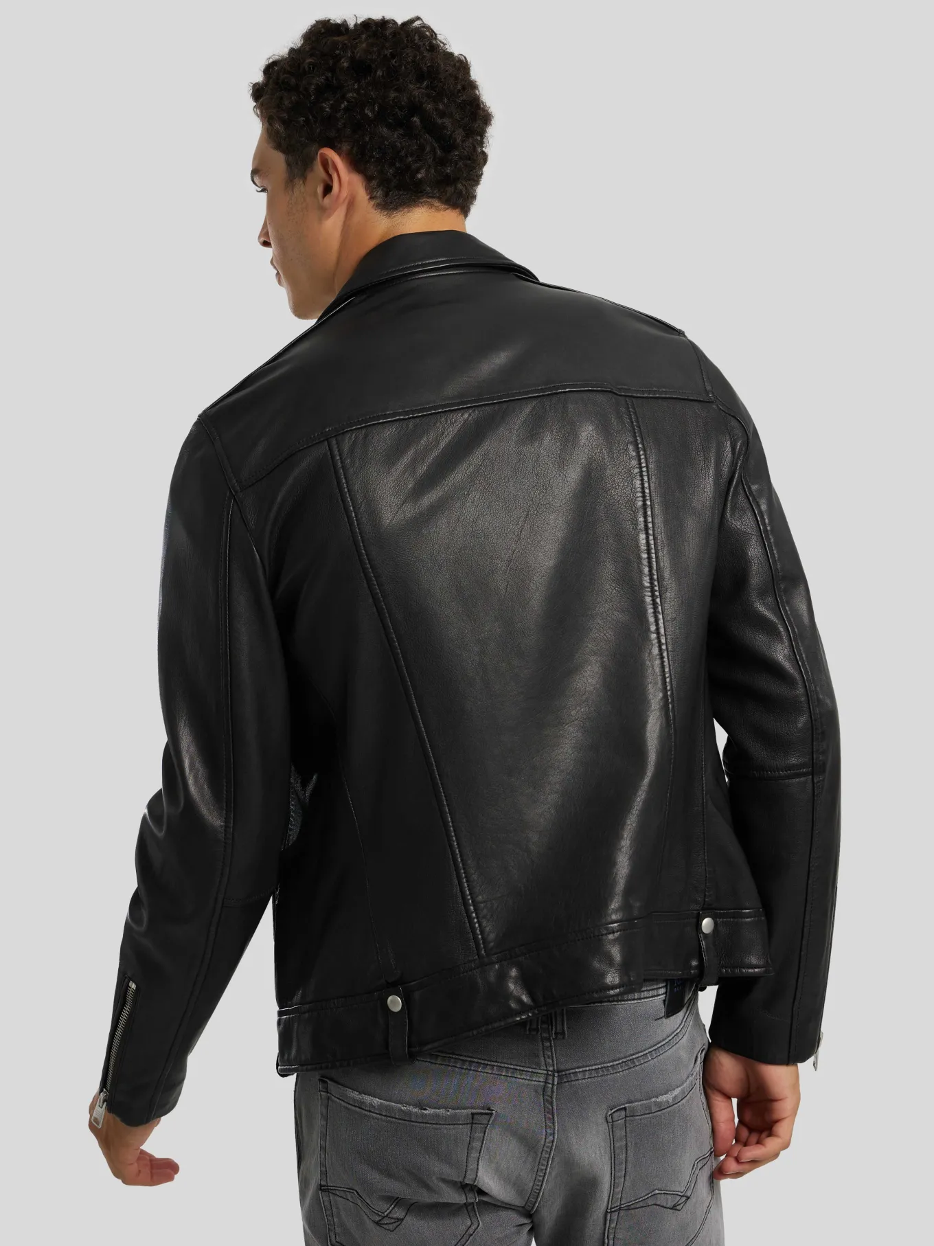 Lederjacke im Biker-Look MILO