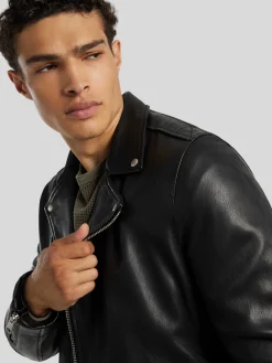 Lederjacke im Biker-Look MILO