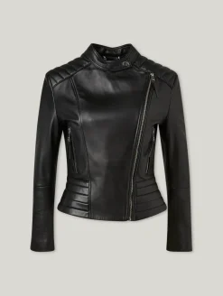 Lederjacke im Biker-Look SACYMORE