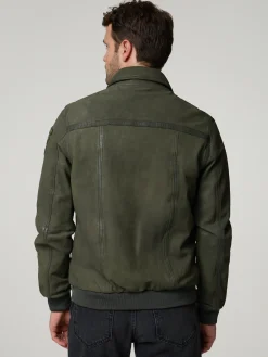 Lederjacke im Regular Fit