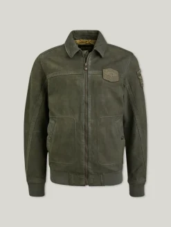 Lederjacke im Regular Fit