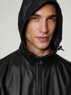 Lederjacke im Relaxed Fit