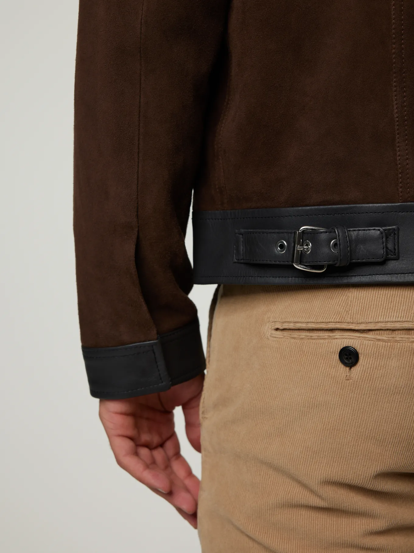 Lederjacke im Slim Fit BIKER