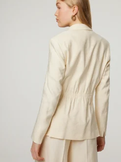 Leinenblazer im Regular Fit