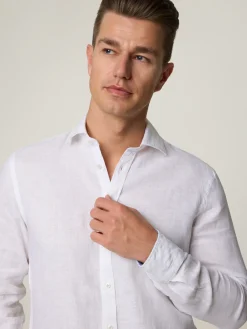 Leinenhemd im Custom Fit