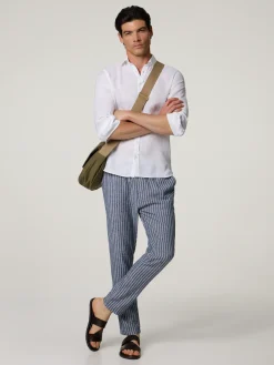 Leinenhemd im Custom Fit