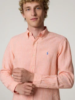 Leinenhemd im Custom Fit