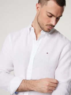 Leinenhemd im Regular Fit