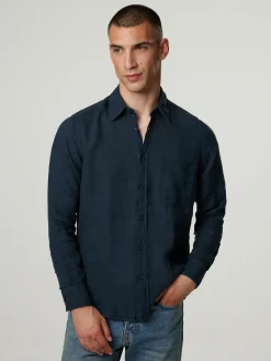 Leinenhemd im Regular Fit