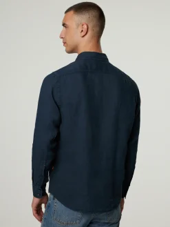 Leinenhemd im Regular Fit