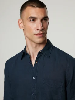 Leinenhemd im Regular Fit