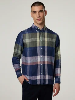 Leinenhemd im Regular Fit