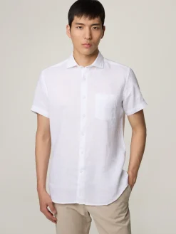 Leinenhemd im Slim Fit