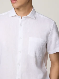 Leinenhemd im Slim Fit