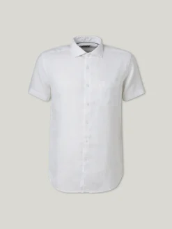 Leinenhemd im Slim Fit