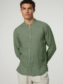 Leinenhemd im Slim Fit