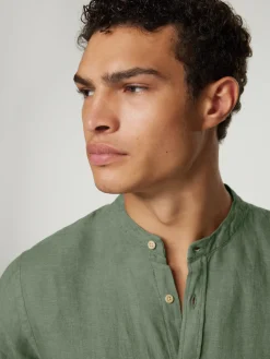 Leinenhemd im Slim Fit