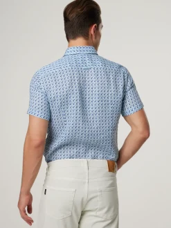 Leinenhemd im Slim Fit