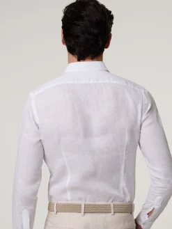 Leinenhemd im Slim Fit