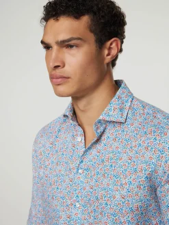 Leinenhemd im Slim Fit