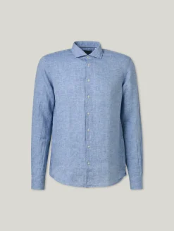 Leinenhemd im Slim Fit