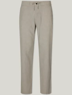 Leinenhose im Straight Fit