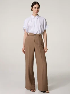 Leinenhose im Wide-Fit ANAIS