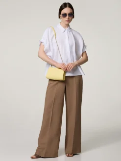 Leinenhose im Wide-Fit ANAIS