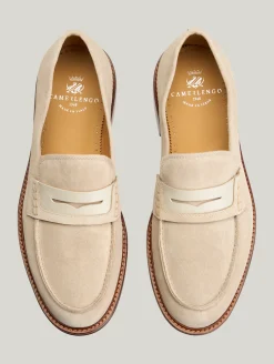 Loafer aus Veloursleder