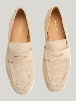 Loafers aus Veloursleder