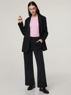 Long-Blazer aus Jersey