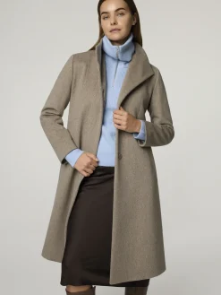 Mantel aus Schurwolle-Mix