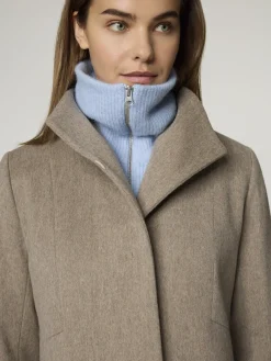 Mantel aus Schurwolle-Mix