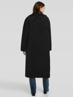 Mantel im Teddy-Look