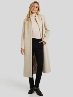 Mantel im Teddy-Look