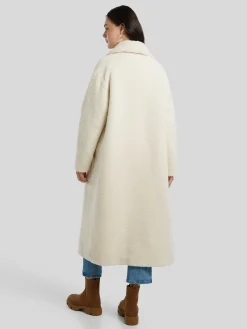 Mantel im Teddy-Look