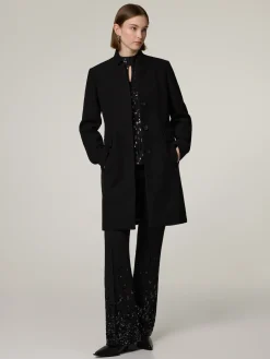 Mantel in Woll-Optik