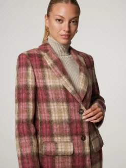 Mantel mit Tartanmuster