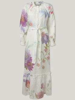 Maxikleid aus Leinen IDANIA