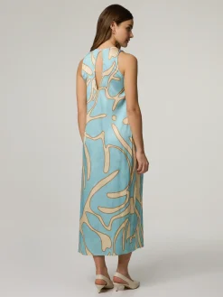 Maxikleid mit Allover-Print