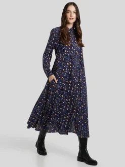 Maxikleid mit Animal-Print