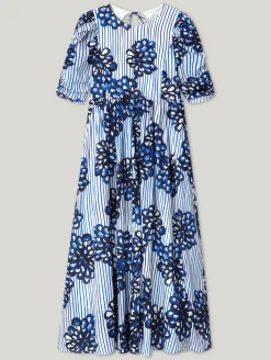 Maxikleid mit Raffung