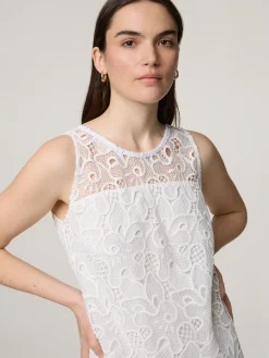 Maxikleid mit Spitze