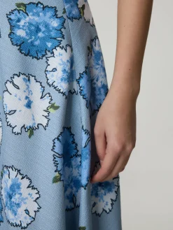 Midijupe aus Baumwolle