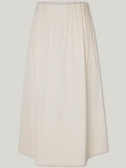 Midijupe aus Baumwolle