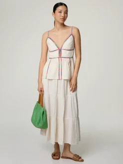 Midijupe aus Baumwolle DANIELLE