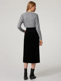 Midijupe aus Cord TILDO